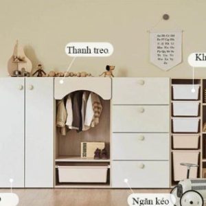 tủ quần áo bé trai spcdecor 3 ảnh 6